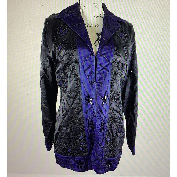 Chico's Jackets & Blazers - Chico’s Excitement Zira Silk & Linen Jacket 3 (16-18) L New